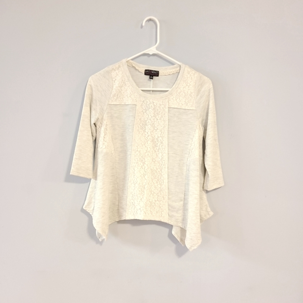 Lace  cream color shirt